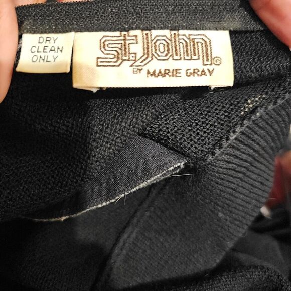 St. John by Marie Gray Santana Knit Sweater Dress Size 8 - Picture 9 of 10